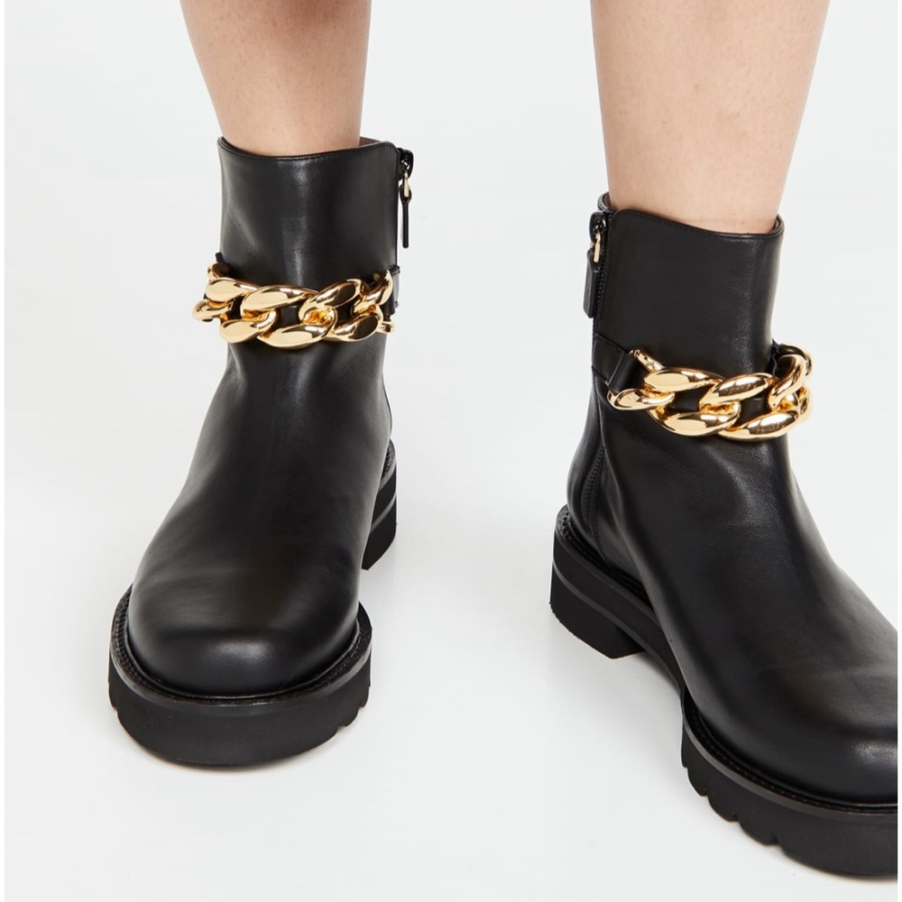 Stuart Weizmann Chain Link Booties